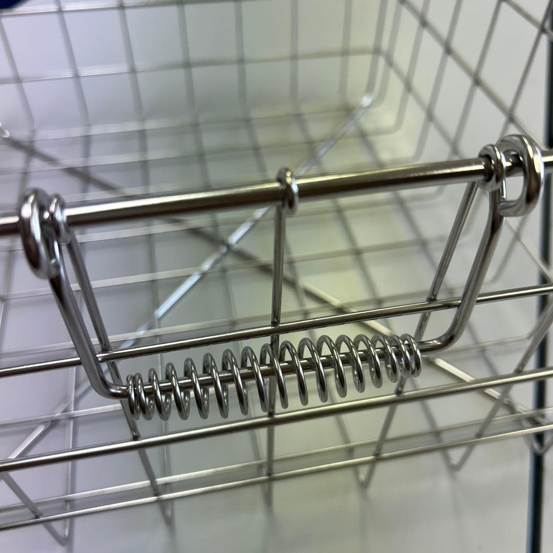 【未使用】給食厨房業務用（ホシザキ）消毒保管庫　食器カゴ　3個セット