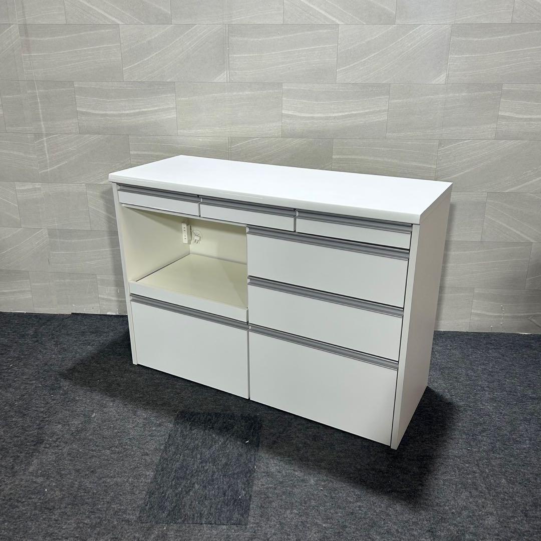 キッチンカウンター 幅120cm シンプル おしゃれ 収納 家具 d4236