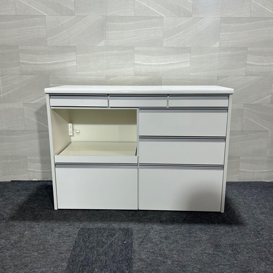 キッチンカウンター 幅120cm シンプル おしゃれ 収納 家具 d4236