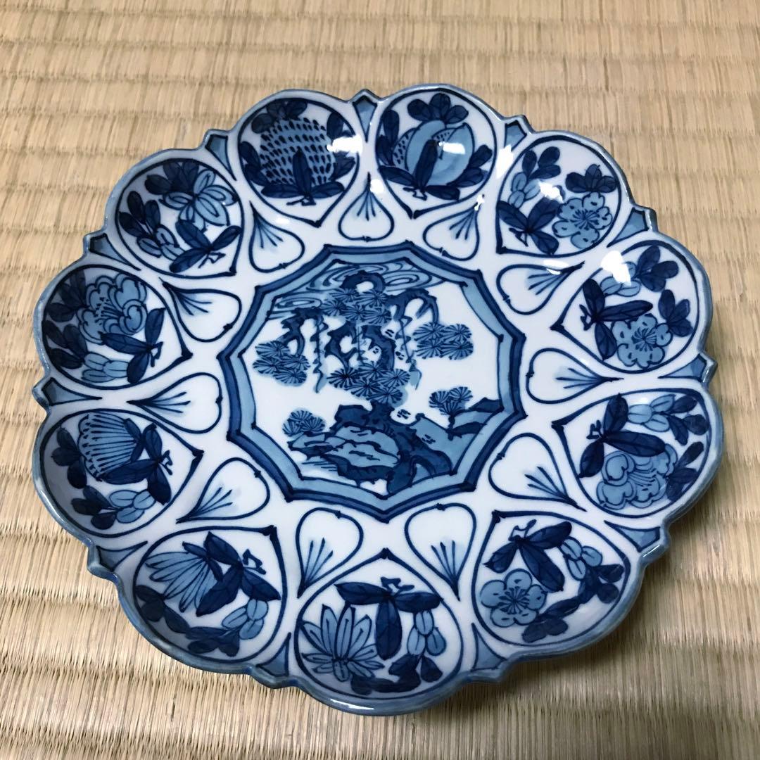 有田焼 源右衛門窯 染錦銘々皿4枚 木箱入り - メルカリ