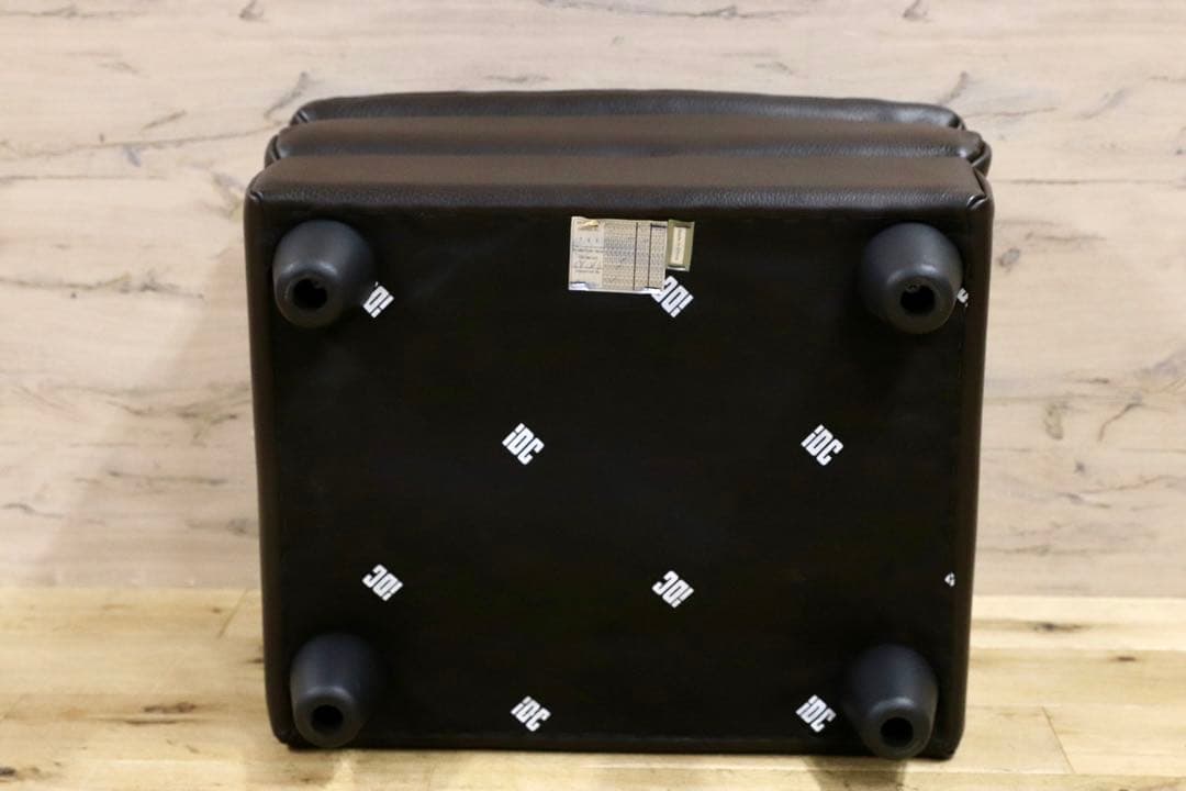 GMHK403○IDC大塚家具 オースチン オットマン フットスツール 総革