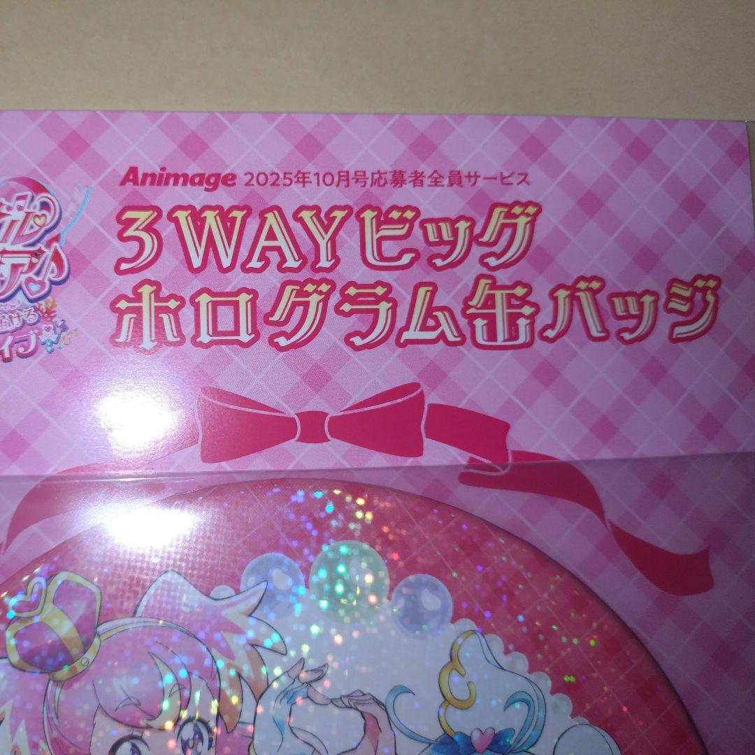 プリキュア ◎ 3WAYビッグホログラム缶バッジ アニメージュ限定 - メルカリ