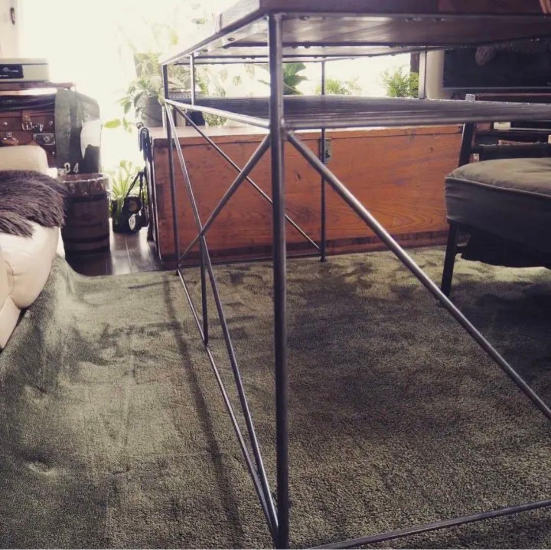 デスク　カウンターテーブル　アイアン家具　ハンドメイド　オーダーメイド