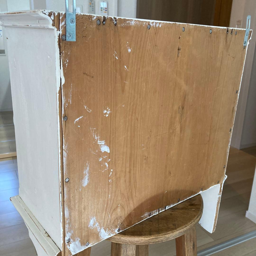 ホワイト木製ラック アンティーク