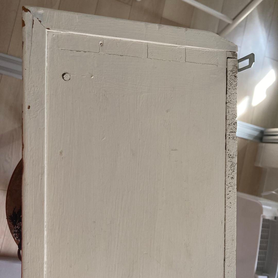 ホワイト木製ラック アンティーク