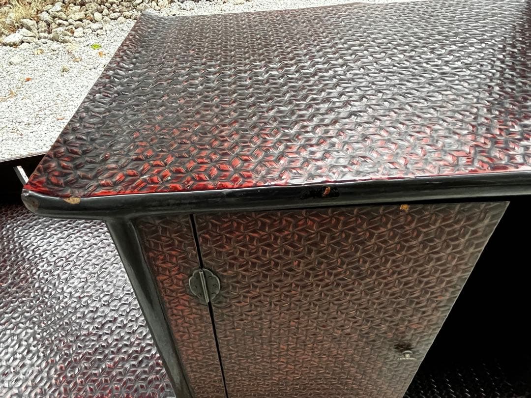 藍胎漆器　らんたい　民藝家具 お茶道具　収納　ラック　和室　竹