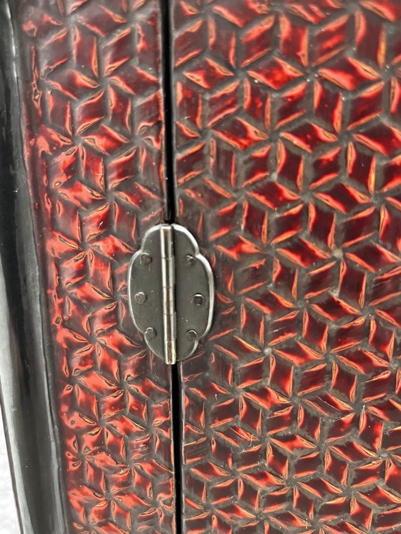 藍胎漆器　らんたい　民藝家具 お茶道具　収納　ラック　和室　竹