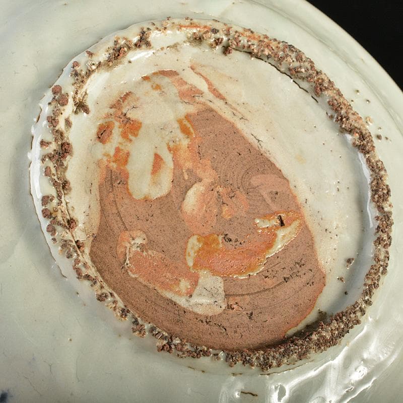 中国 南京染付 人物花文 小皿 V R7488 - メルカリ