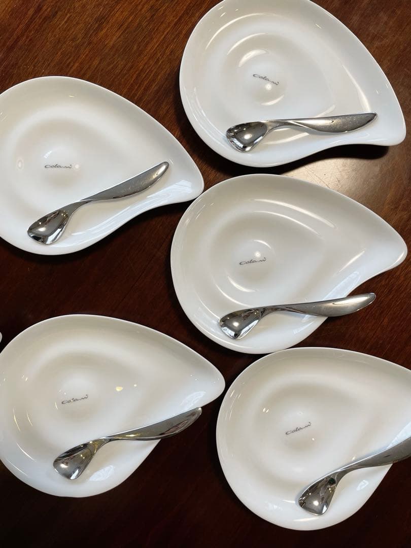 希少】ルイジ・コラーニ デザイン コーヒーカップ＆ソーサー 5客セット