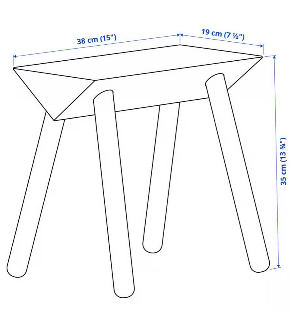 OMMJÄNGE オッミェンゲ スツール, オレンジレッド
