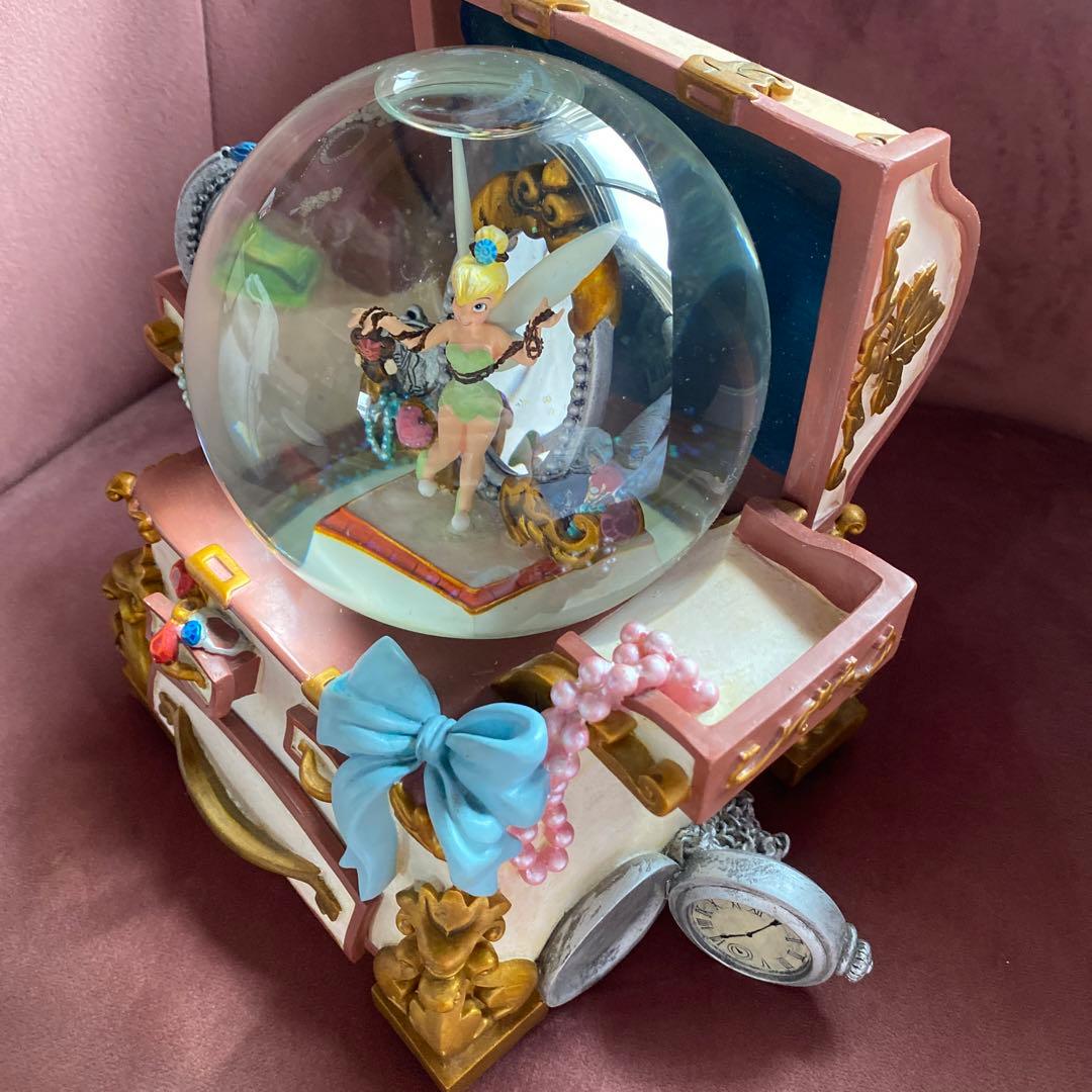 ディズニー　ティンカーベル スノードーム　オルゴール付き