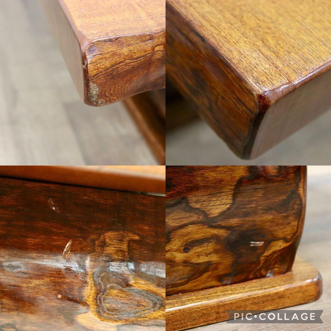 GMGF109○美山工芸 タモ材 無垢 座卓 ちゃぶ台 ローテーブル リビ