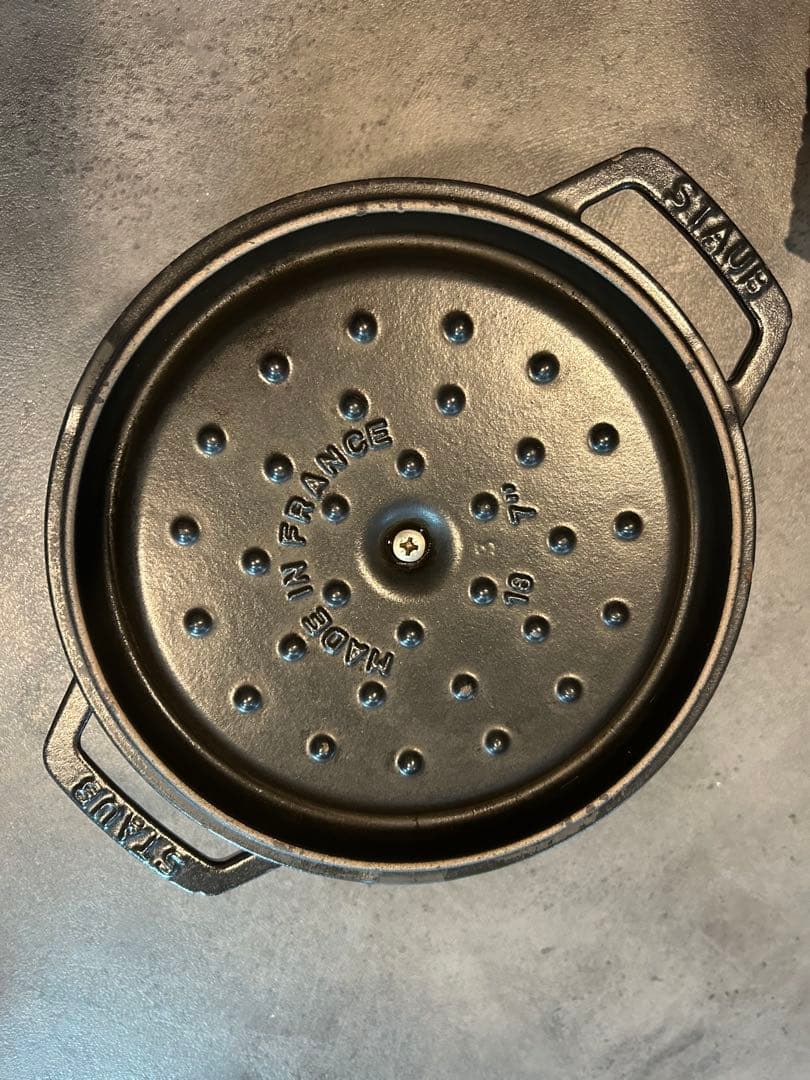 STAUB LA COCOTTE 両手鍋 黒　ブラック