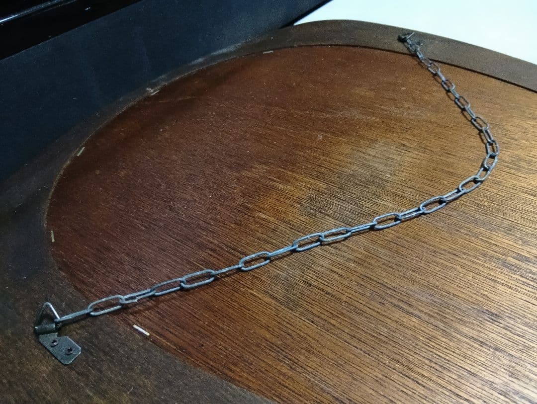 1970's　北欧モダン　トライアングル　ウォールナット　ミラー　壁掛け鏡