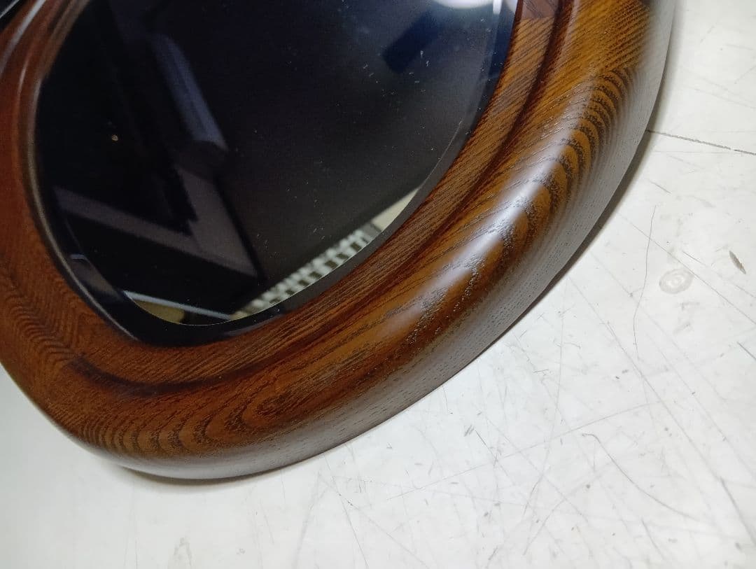 1970's　北欧モダン　トライアングル　ウォールナット　ミラー　壁掛け鏡