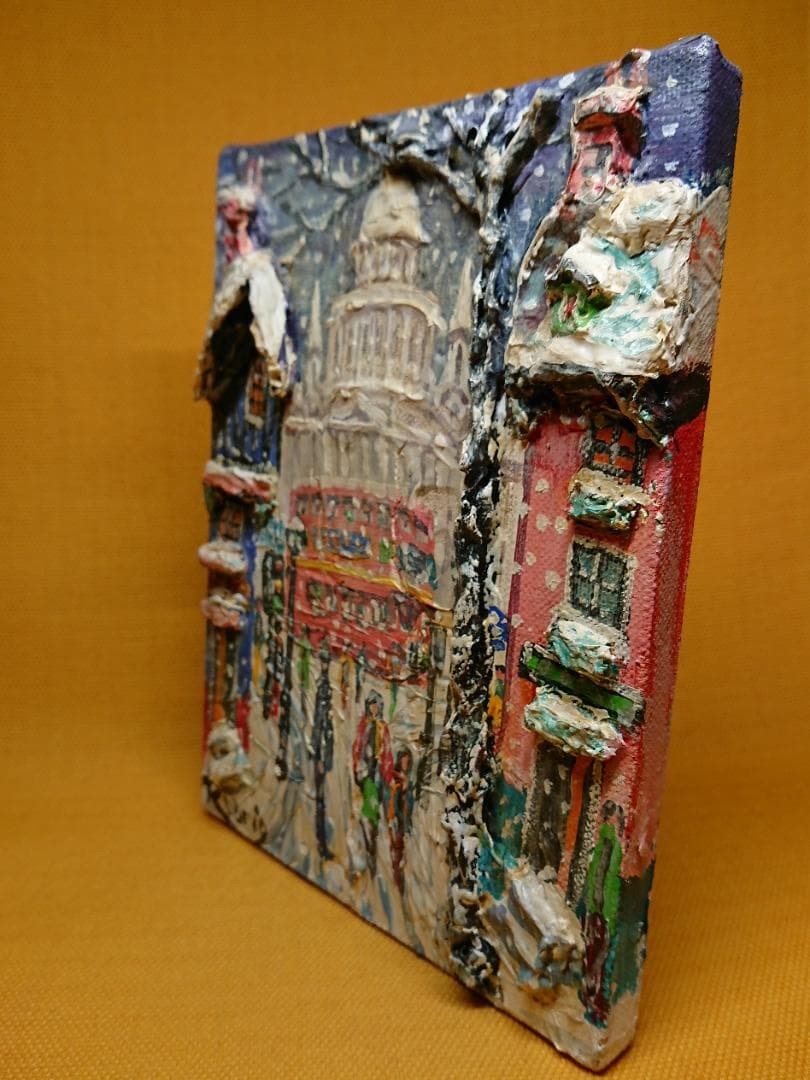 西洋美術　アート　油絵　立体　絵画　置物　インテリア　工芸品　美術品　A1473