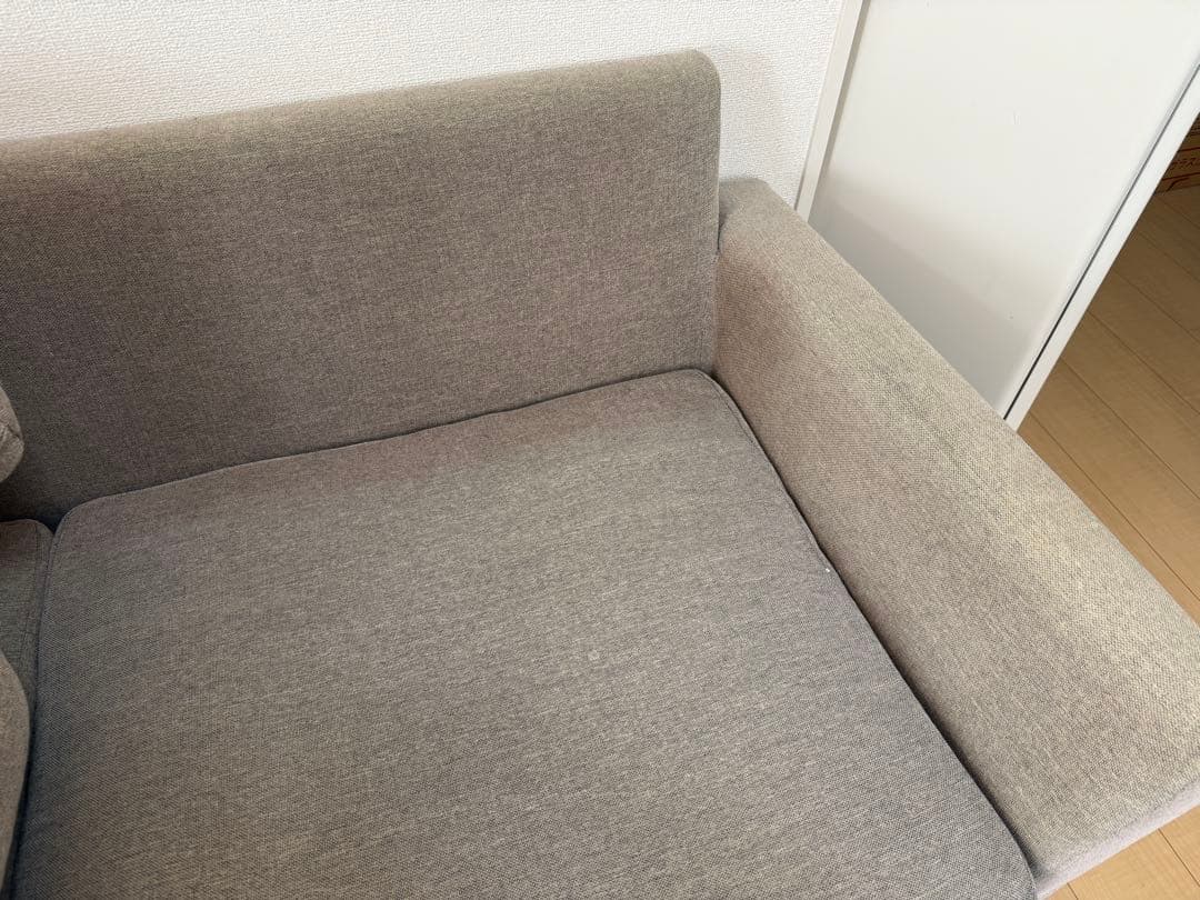 モモナチュラル ファブリック 2,5人掛けソファ