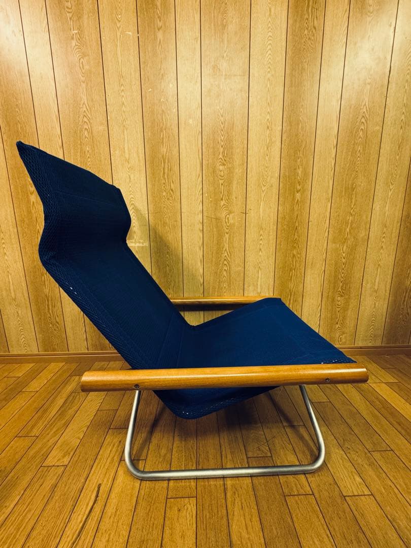 Nychair X ニーチェア オットマン banex ブルー 川島織物