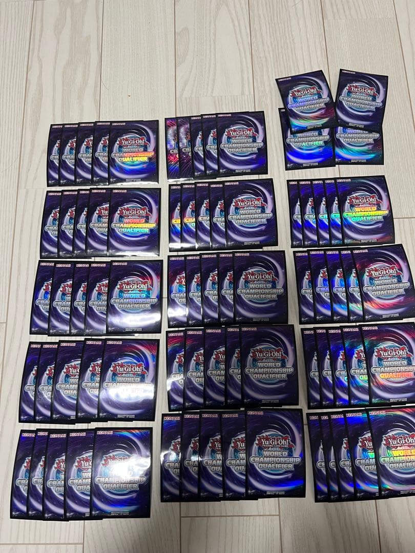 遊戯王 【 WCQ 2018 紫 】スリーブ74枚 - メルカリ