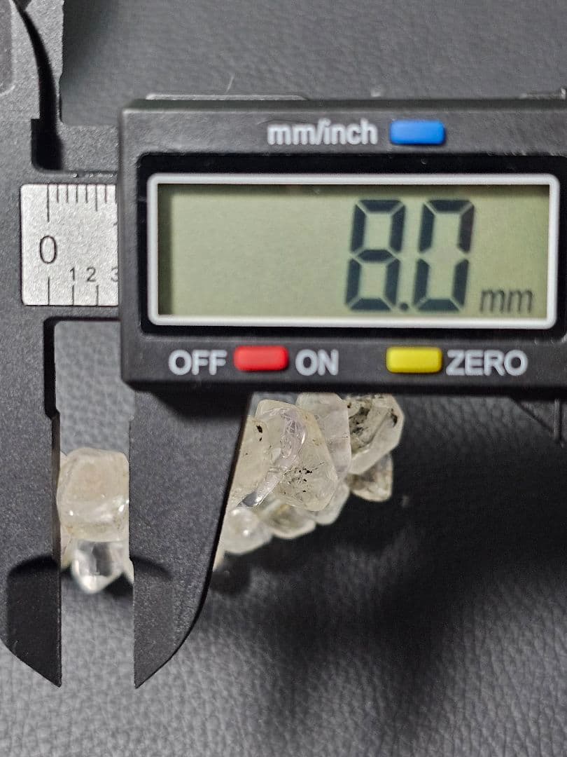 アメリカ産オイルインハーキマーダイヤモンドブレスレット