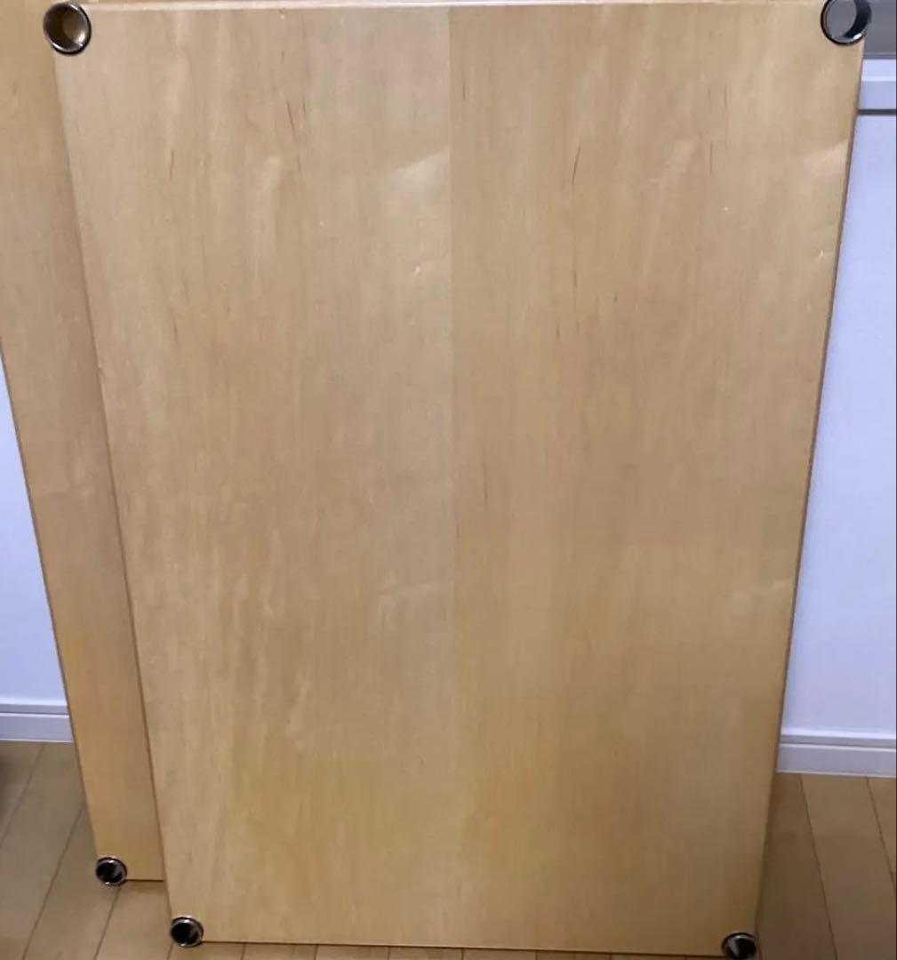 ホームエレクター ウッドシェルフ2枚と三方クロスバー 90cm×60cm