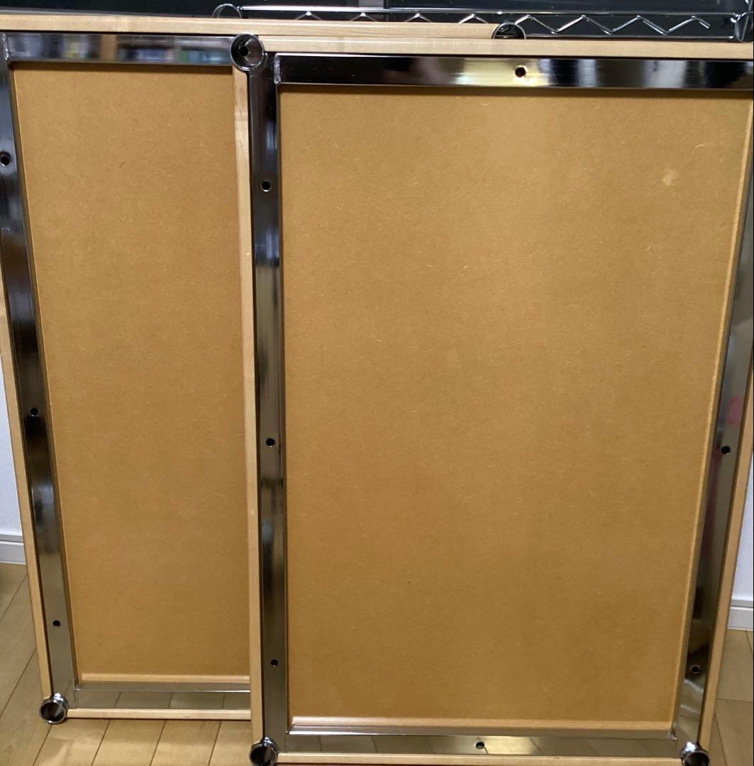 ホームエレクター ウッドシェルフ2枚と三方クロスバー 90cm×60cm