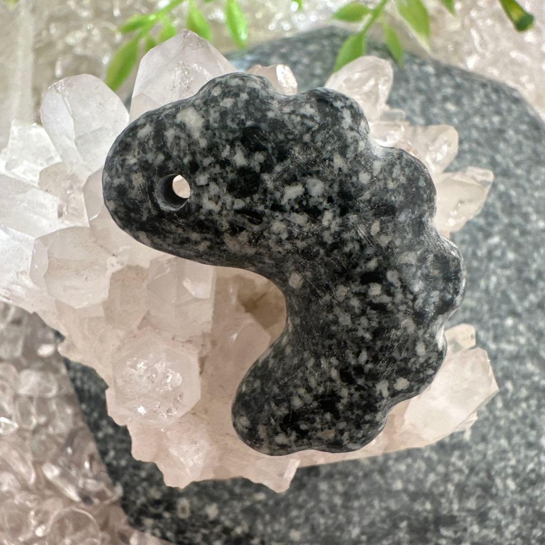 遠野霊石×ヒマラヤ水晶 ブレスレット＆1点限定ケモノ型勾玉セット＊高