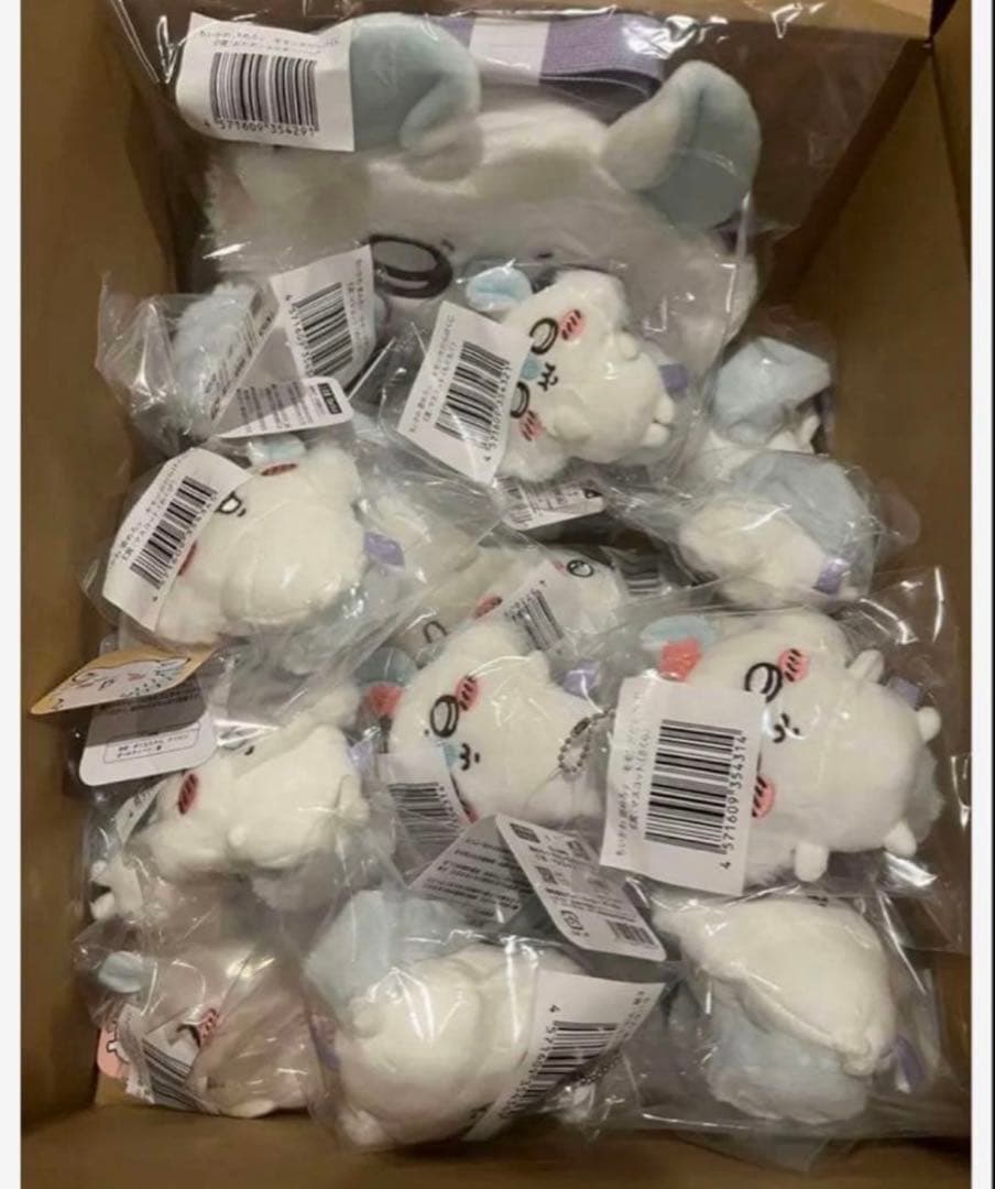 ちいかわ　くじ　うさぎだらけ　たぬきだもん　ナガノ　まとめ売り　ぬいぐるみ