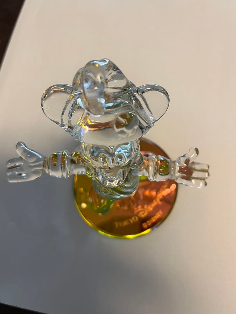 ディズニーシー ミッキーマウスガラス細工 - メルカリ