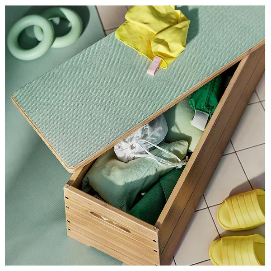 IKEAイケア DAJLIEN/ダイリエン ベンチ収納付き - メルカリ