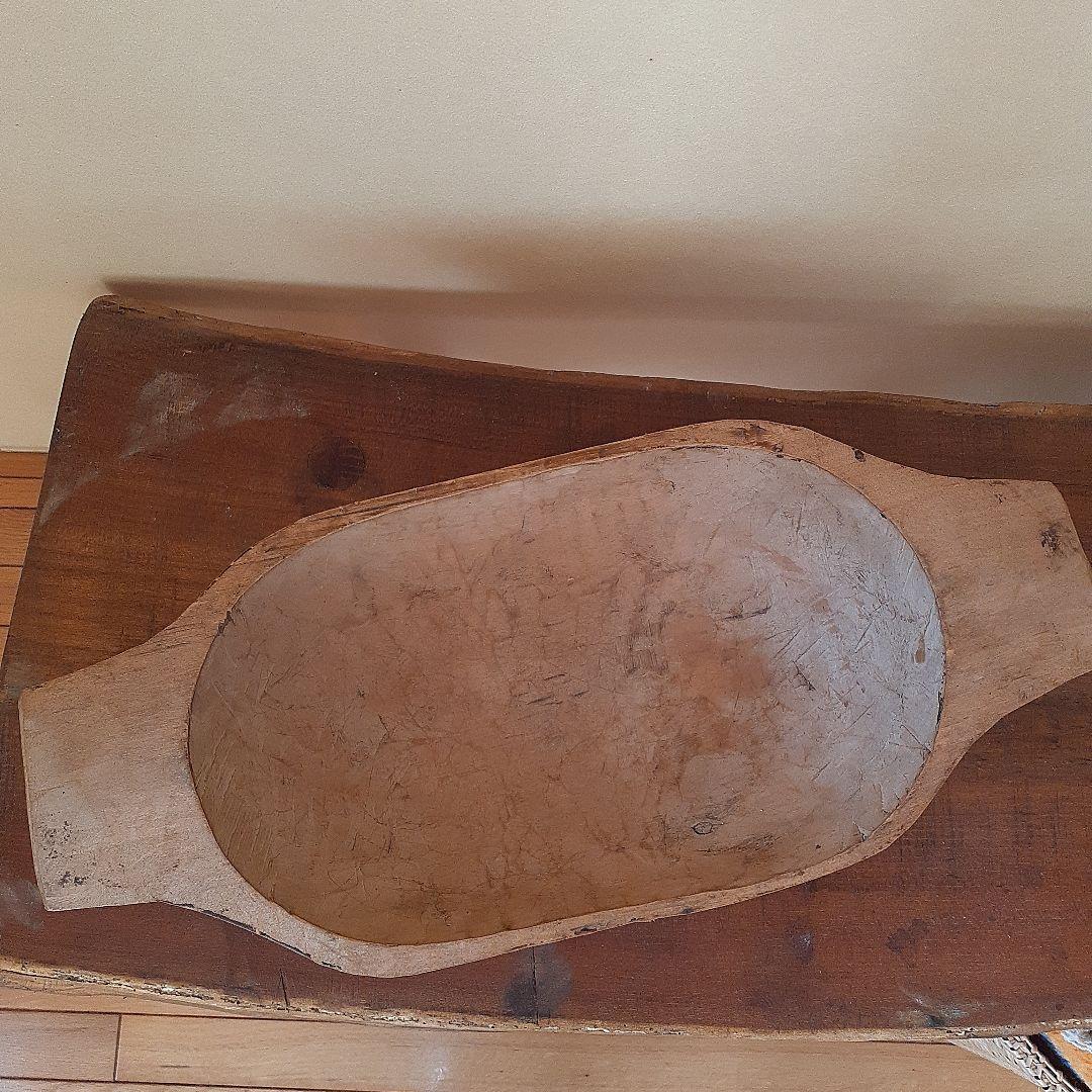 フランスアンティーク　ウッドボウル　ブロカント　蚤の市　古道具　France