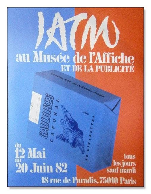 額装品/Paquet De Gauloises（ジャクノ）アートポスター