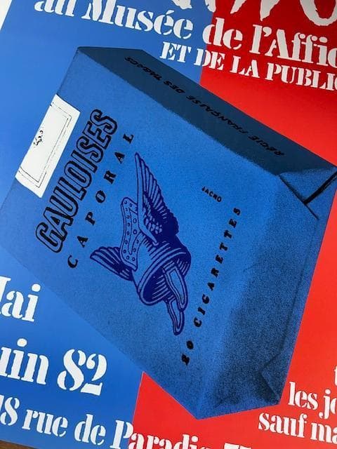 額装品/Paquet De Gauloises（ジャクノ）アートポスター