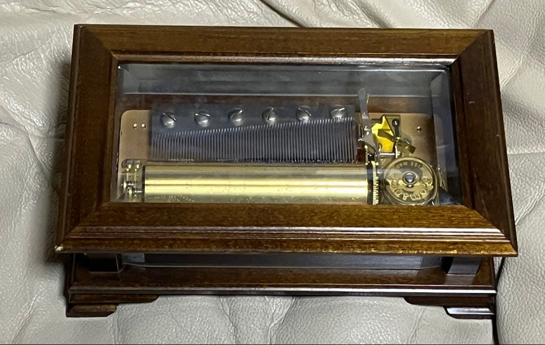 アンティーク　オルゴール　リュージュ　72弁　三曲　REUGE モーツァルト