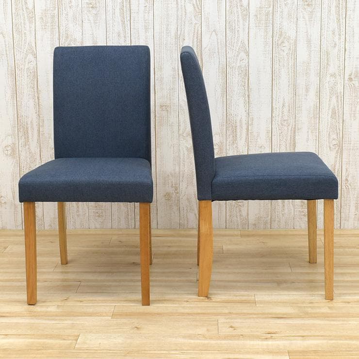 TR DC FAB　4脚　ダイニングチェア　グレー系＊ナチュラル　ファブリック