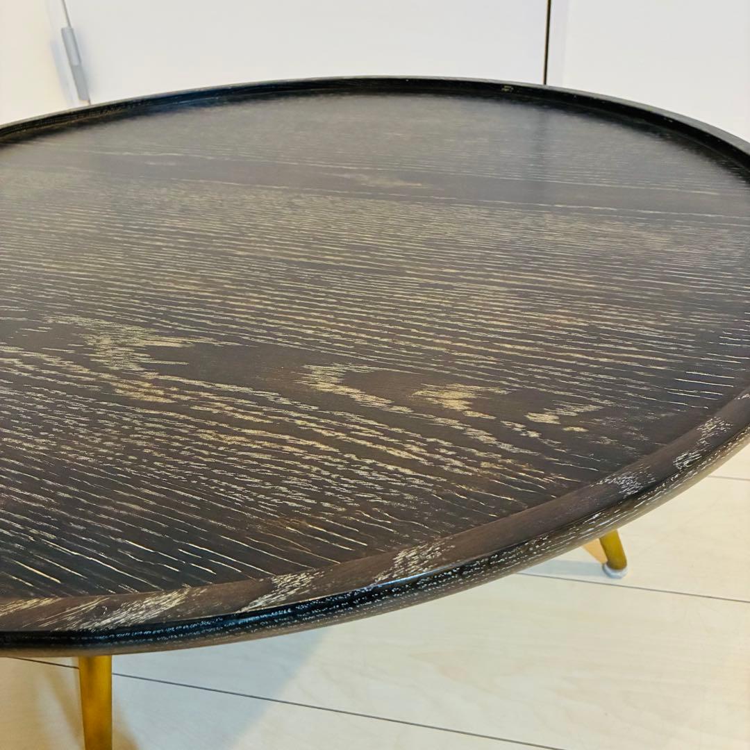 【状態良好】クラッシュゲート ノットアンティークス バーク コーヒーテーブル