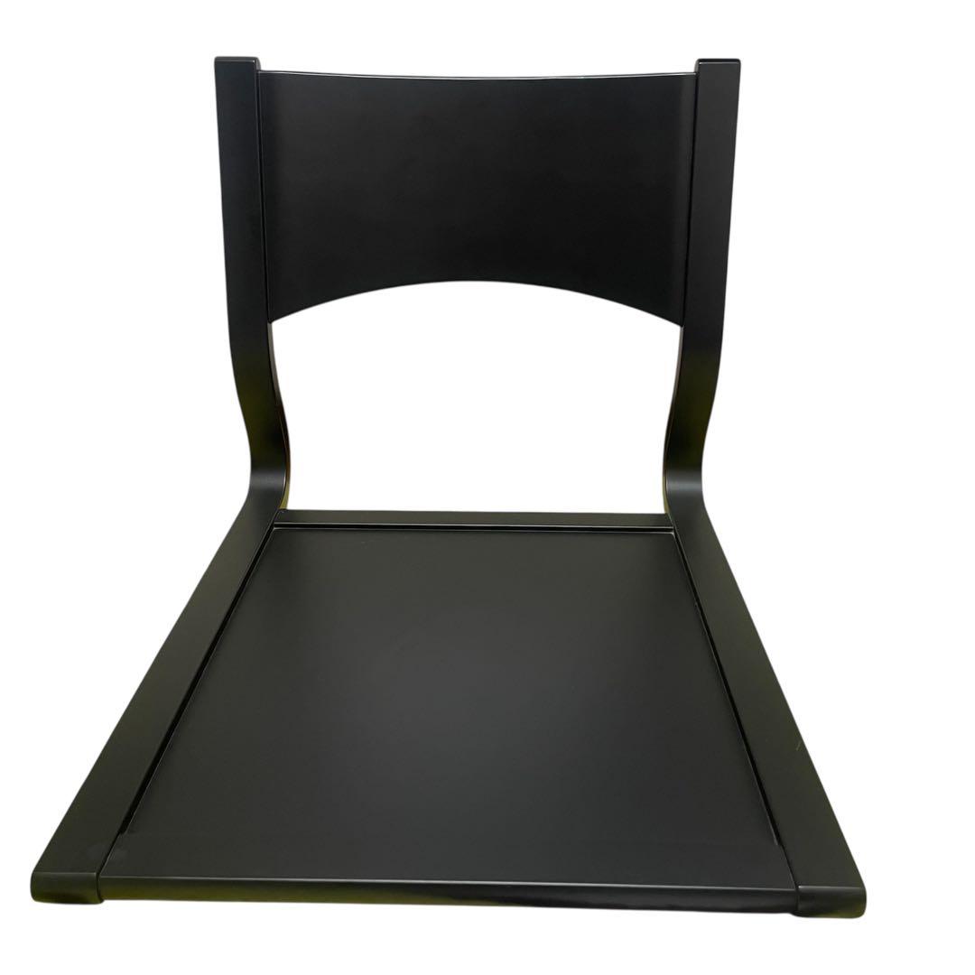 天童木工 座椅子 ローチェア　和モダン　インテリア　家具　ブラック