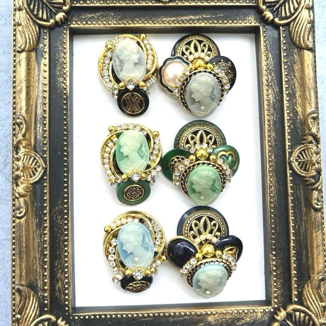 ♦︎大人のためのアンティークなカメオカボション♦︎現品限り