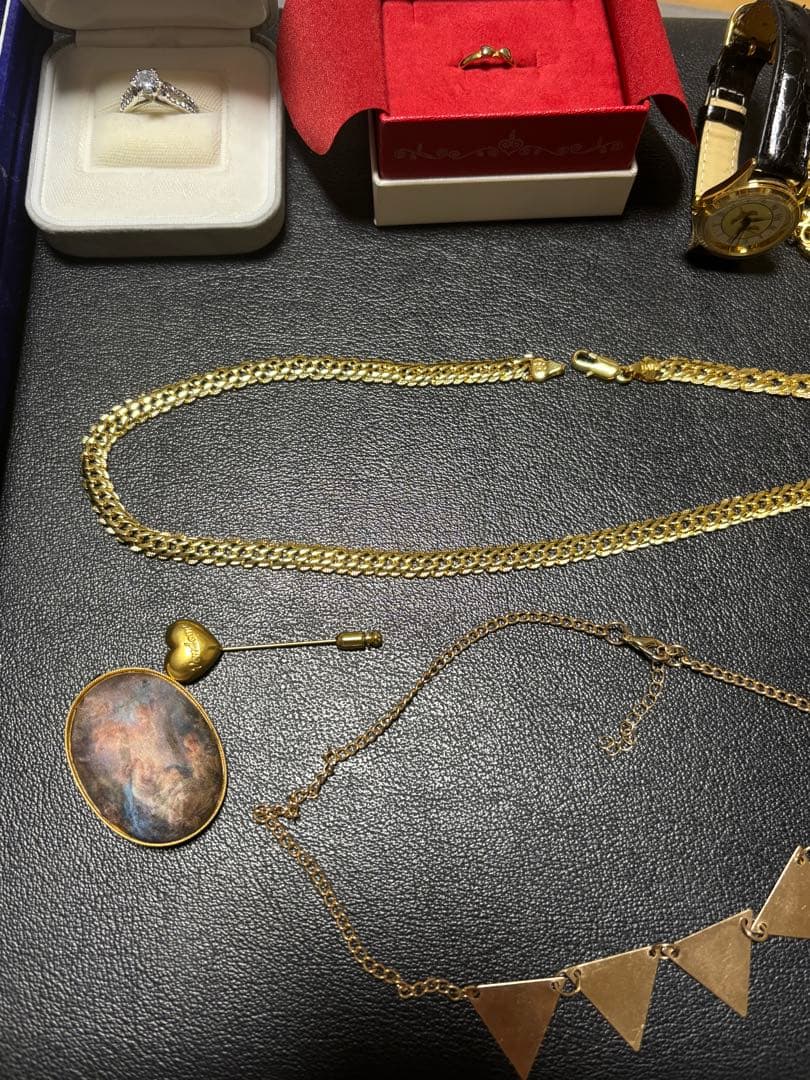 ピ*ラ様 遺品整理 ゴールドアクセサリーセット 750刻印