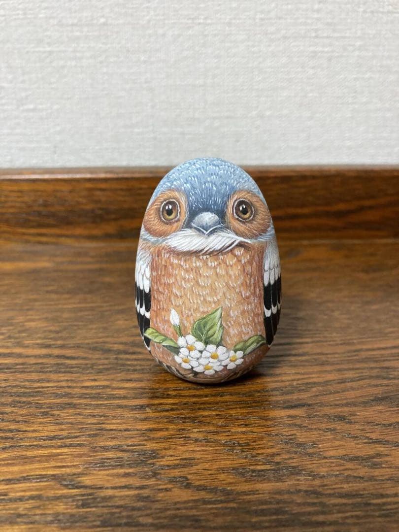 ロシア雑貨☆イースターエッグ　オーナメント『フィンチ』マトリョーシカ