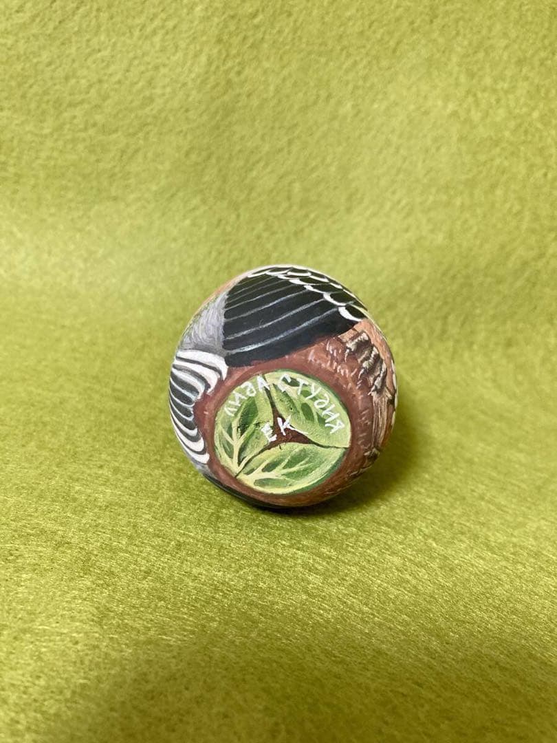 ロシア雑貨☆イースターエッグ　オーナメント『フィンチ』マトリョーシカ