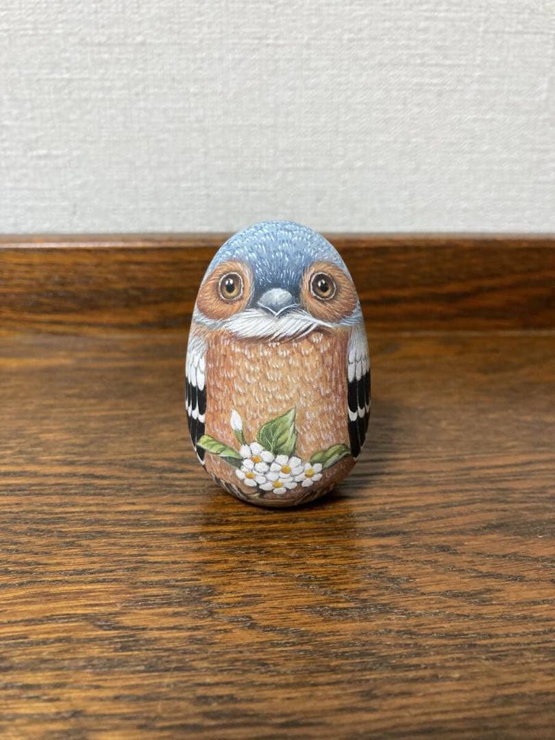 ロシア雑貨☆イースターエッグ　オーナメント『フィンチ』マトリョーシカ