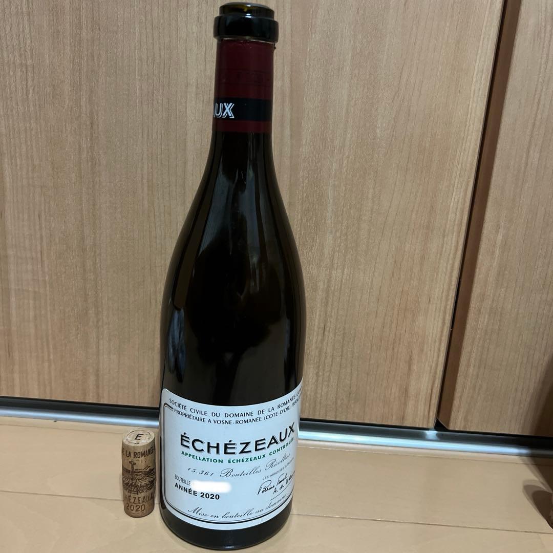 DRC エシェゾー ロマネサンヴィヴァン2020年 コルク付き空ビン2本セット