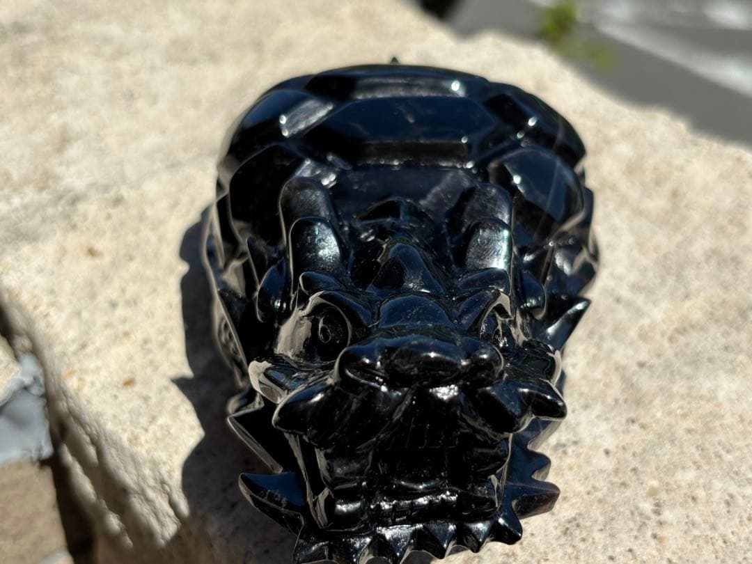 【強力魔除・金・財・商売】⭐️チベット産！モリオン　ロングイ⭐️R22