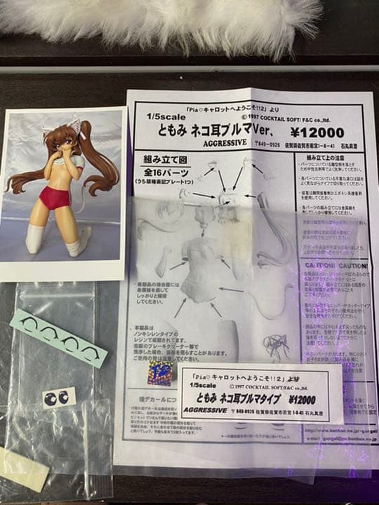 【ガレージキット完成品】ともみネコ耳ブルマタイプ【フィギュア】