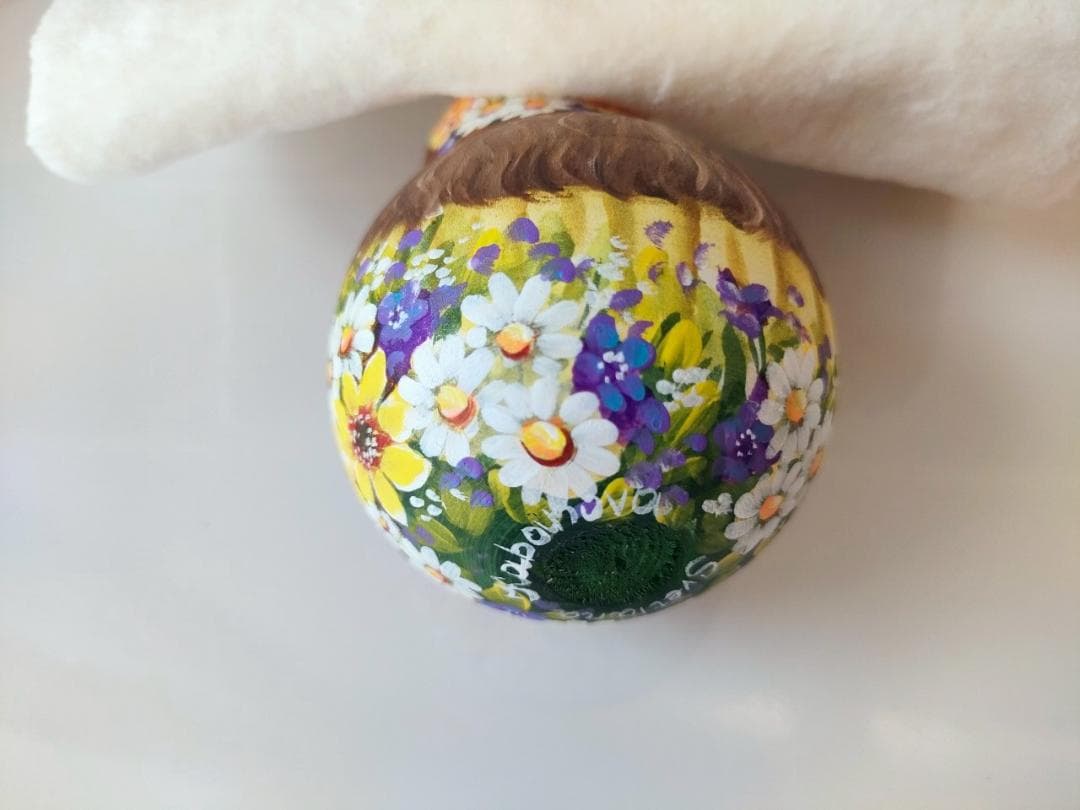 【KV001】10cm級 おきあがりこぼし カバノヴァ　花冠