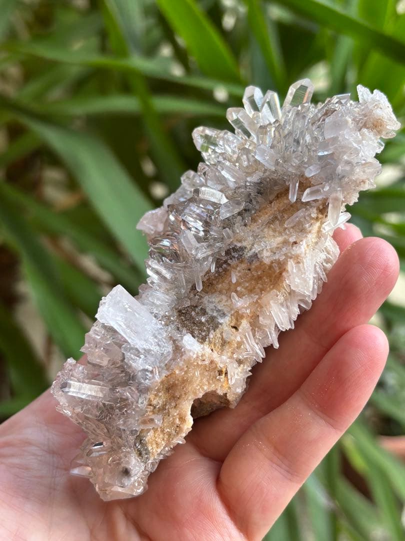 中国四川省　金口河水晶クラスター　菊花水晶　211g もう出てこない　天然石