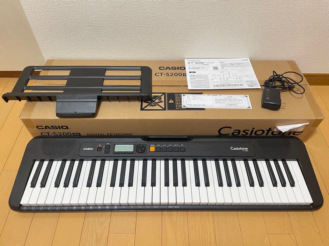 CASIO Casiotone CT-S200 61鍵 ブラック - メルカリ