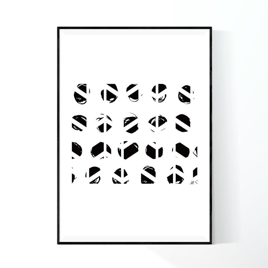 【SALE】PASTELRIB アートポスター（超大型A2サイズ）約60cm