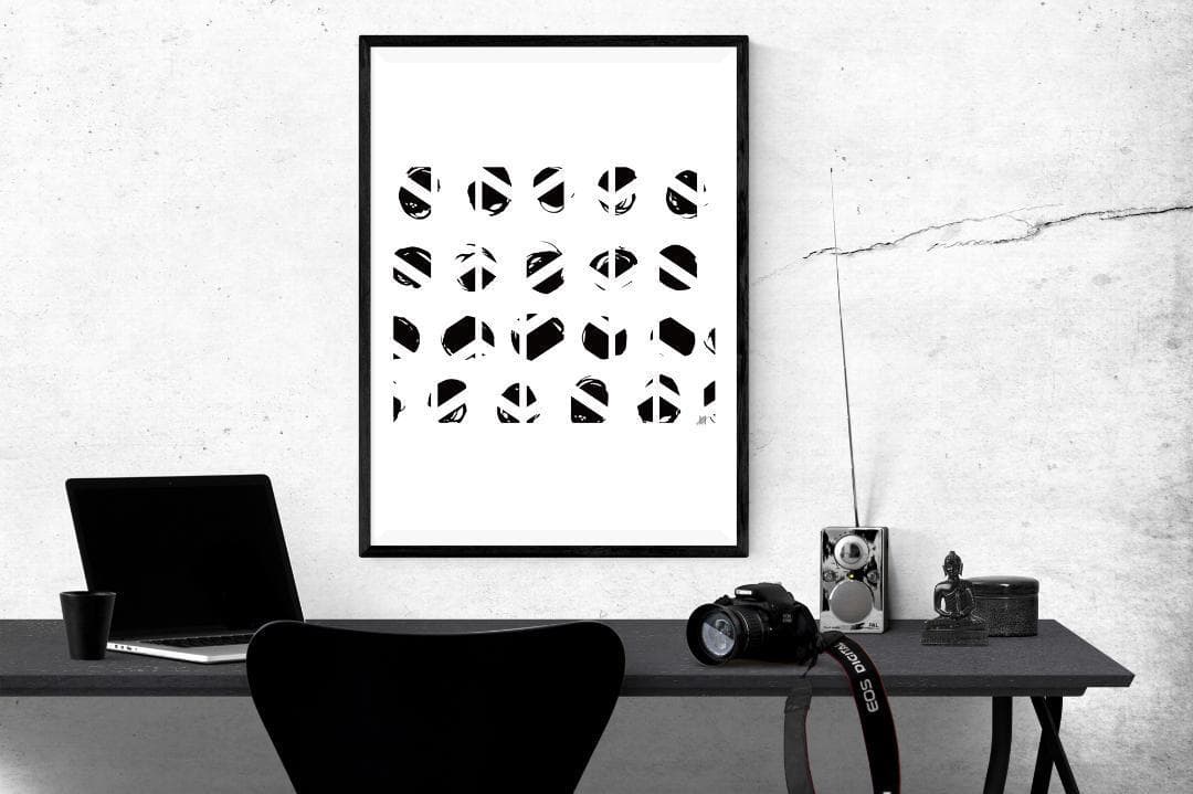 【SALE】PASTELRIB アートポスター（超大型A2サイズ）約60cm